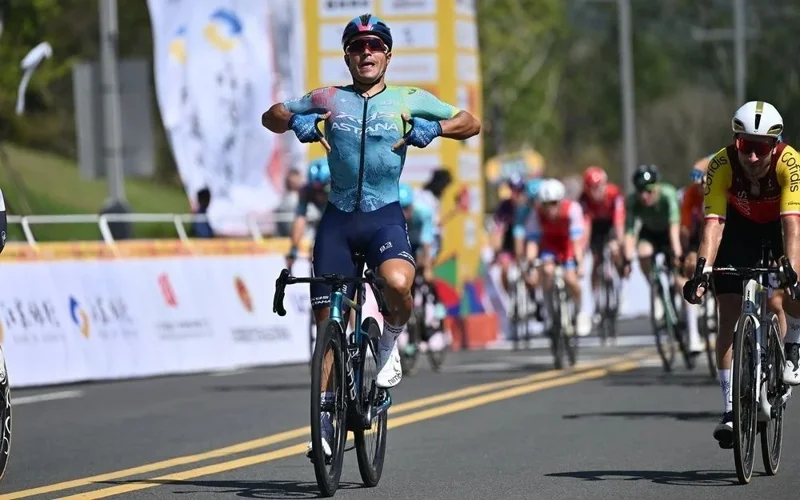 Astana rider wins opening stage of multi-day race in China