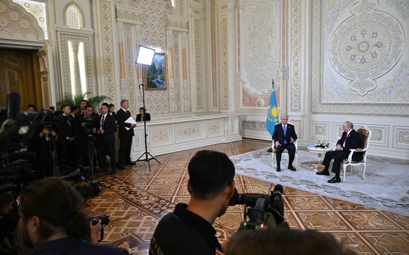 Қасым-Жомарт Тоқаев Душанбеде Владимир Путинмен кездесті