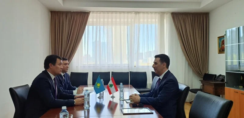 Lebanese Ambassador Giscard El Khoury completes his mission in Kazakhstan