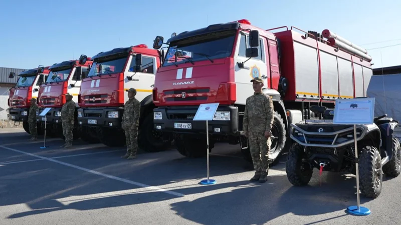Алматы облысының құтқарушылары жаңа техникалар алды