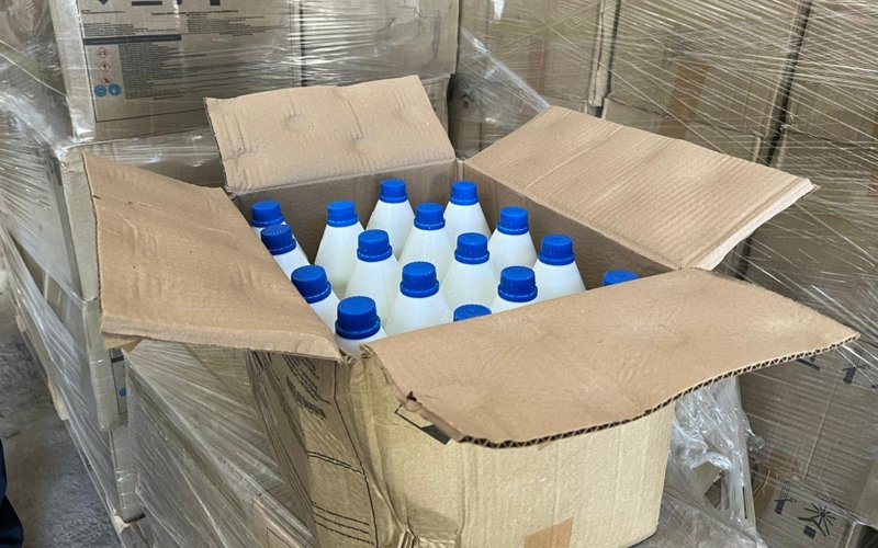 В Жетысу изъяли почти 10 тысяч бутылок контрафактной «Белизны» В Жетысу изъяли почти 10 тысяч бутылок контрафактной «Белизны»