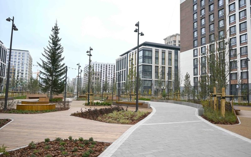 Касым-Жомарт Токаев осмотрел бульвар Greenline в районе «Нура»