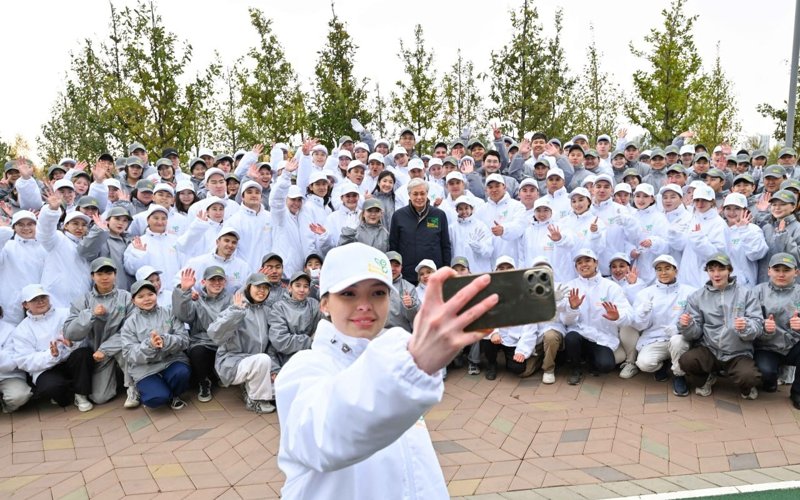 President Tokayev joins Taza Qazakhstan environmental campaign President Tokayev joins Taza Qazakhstan environmental campaign