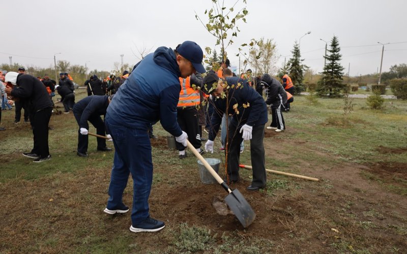 Экибастуз присоединился к республиканской акции «Таза Қазақстан» субботник, экибастуз