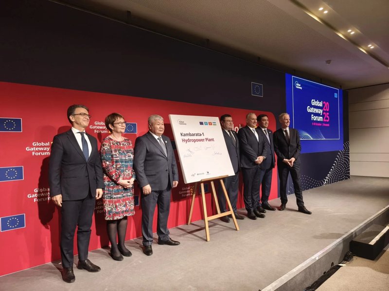 EU to allocate $1bln to finance Kambar-Ata-1 HPP project