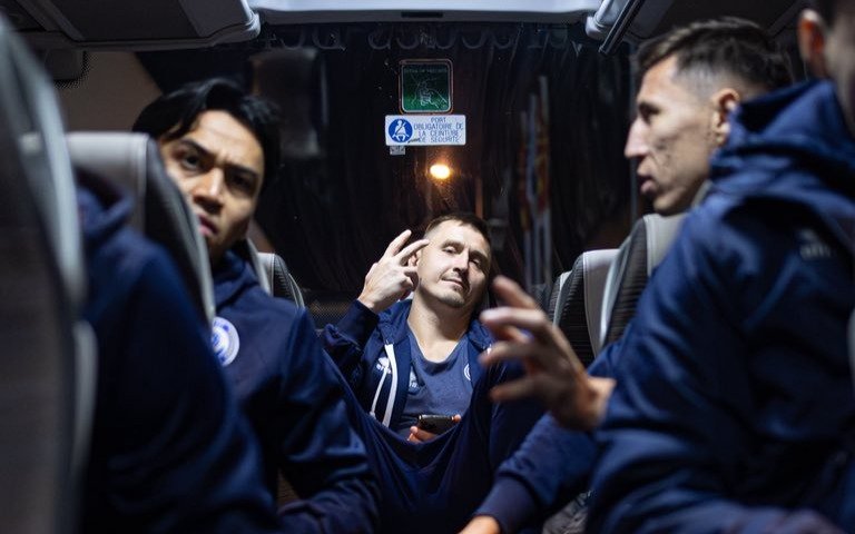 Fýtboldan Qazaqstan quramasy Soltústik Makedonııaǵa jetti Fýtboldan Qazaqstan quramasy Soltústik Makedonııaǵa jetti