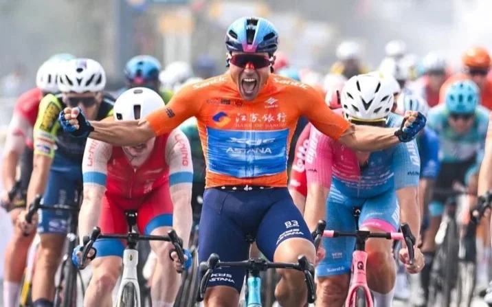XDS Astana Team rider triumphs at Tour of Taihu Lake