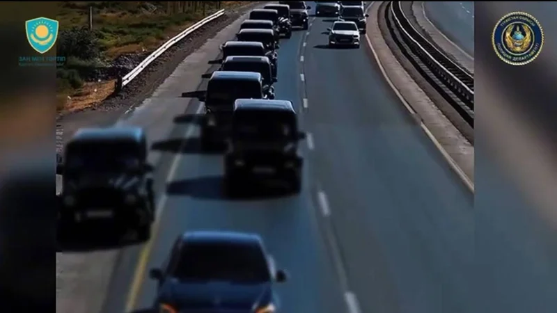 Водителей свадебного кортежа привлекли к ответственности в Туркестанской области