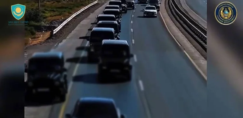 Túrkistan oblysynda toı korteji jol erejesin óreskel buzdy