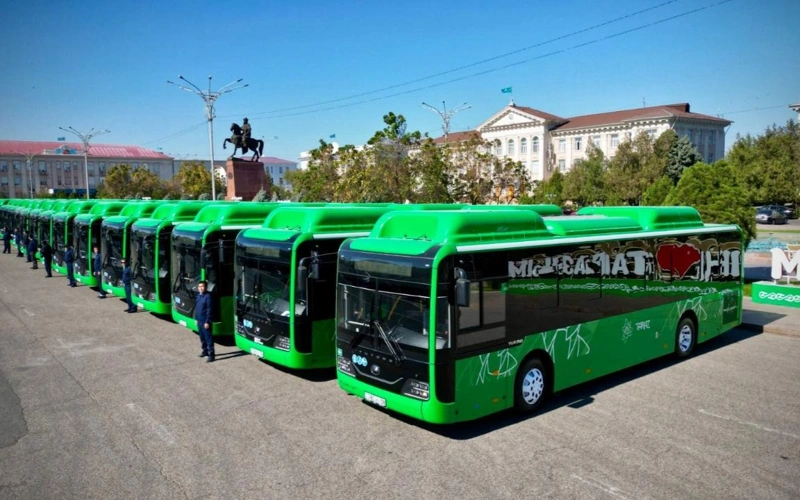 автобусы, Тараз