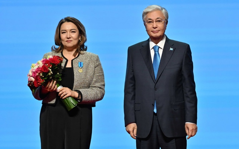 Касым-Жомарт Токаев наградил сотрудников компании &laquo;Лукойл&raquo;, работающих в Казахстане