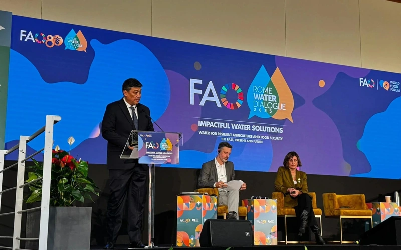 Rome Water Dialogue 2025: Kyrgyzstan raises concerns about glaciers preservation