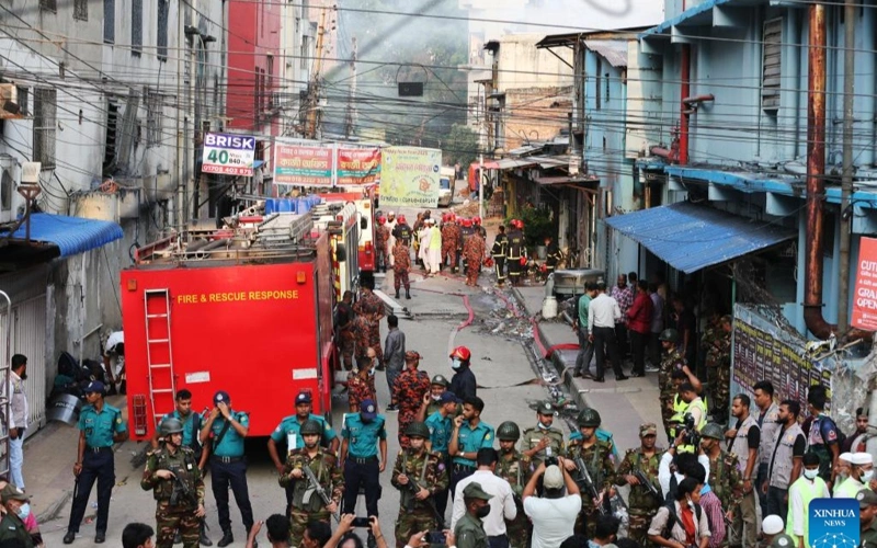 16 killed in chemical warehouse and garment factory fire in Bangladesh