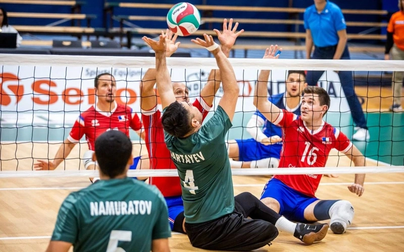 Kazakhstan’s sitting volleyball team extends winning streak at World Cup