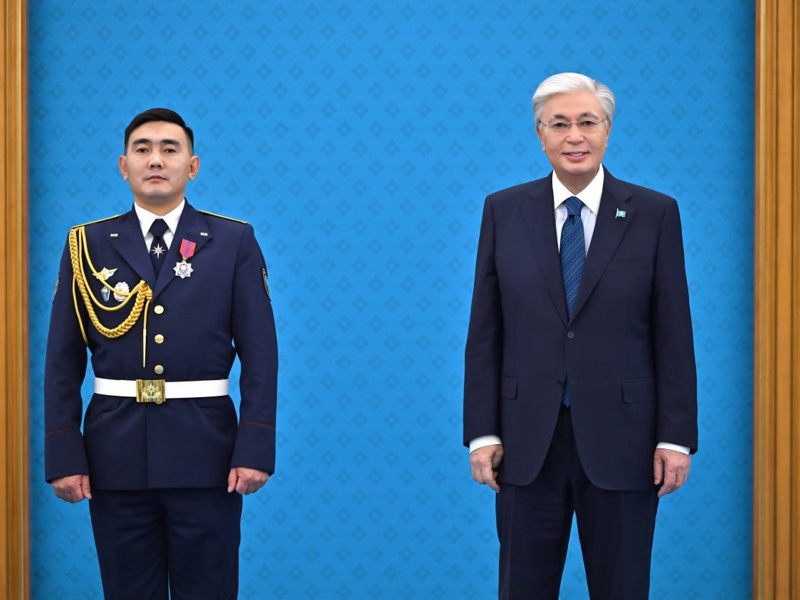 Kazakh President awards state decorations to rescuers Kazakh President awards state decorations to rescuers