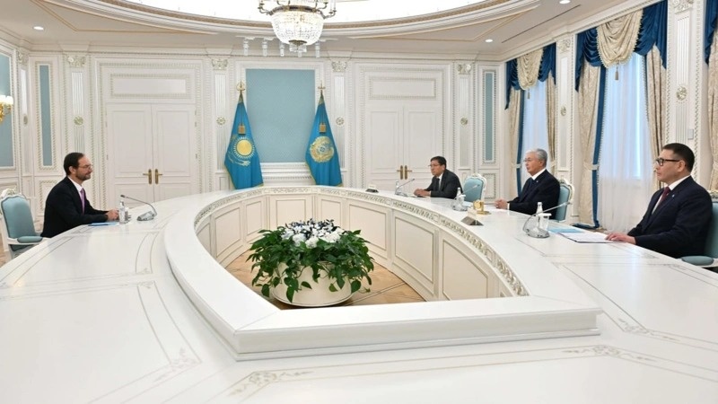 President Kassym-Jomart Tokayev meets ISO Secretary General Sergio Mujica