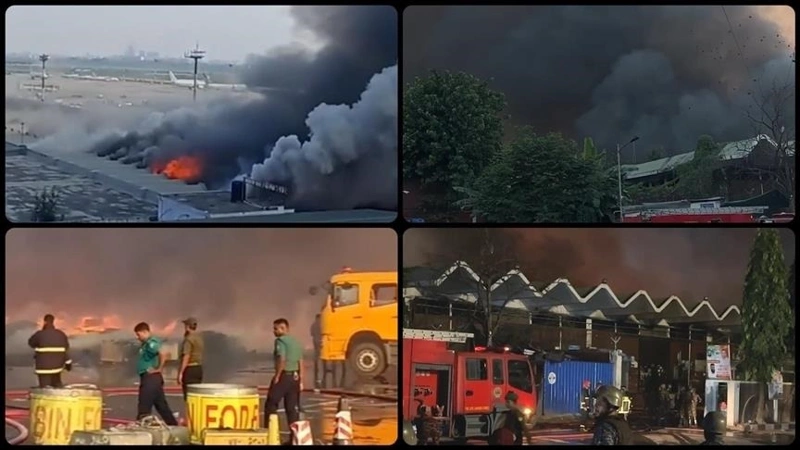 В аэропорту столицы Бангладеша произошел пожар