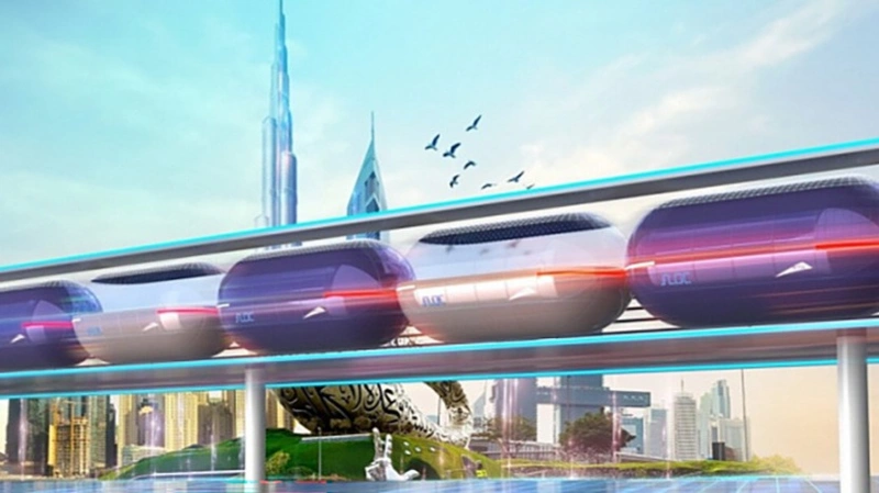 Dubai unveils AI-powered trackless tram