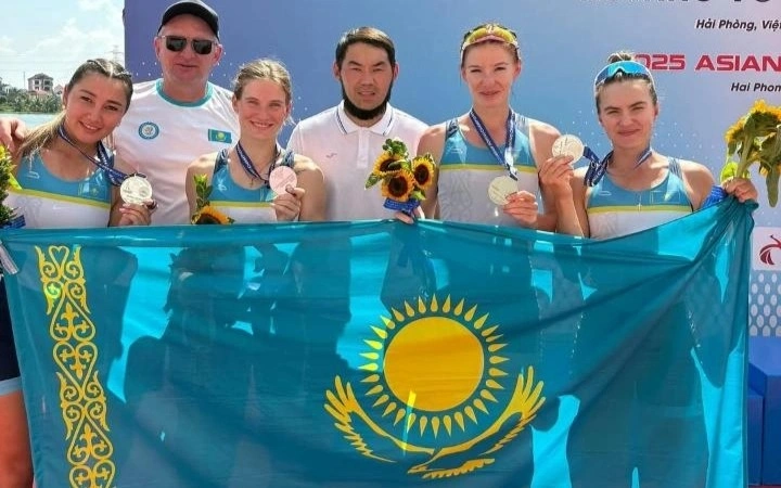 Kazakhstan bags two medals at Asian Rowing Championships in Vietnam