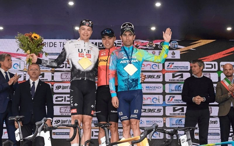 Гонщик «Астаны» финишировал третьим на итальянской однодневке