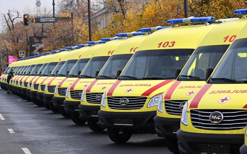 В преддверии Дня Республики в Алматы обновили автопарк скорой медицинской помощи В преддверии Дня Республики в Алматы обновили автопарк скорой медицинской помощи