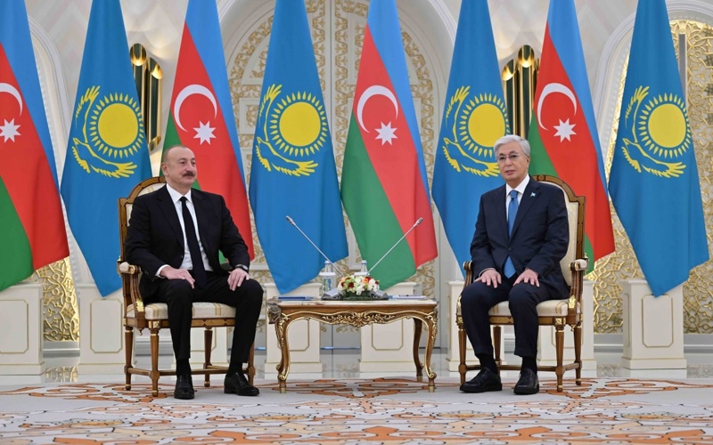 Президенты Казахстана и Азербайджана провели переговоры Президенты Казахстана и Азербайджана провели переговоры