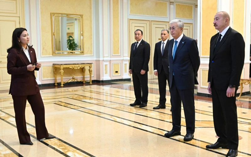 Presidents of Kazakhstan, Azerbaijan presented Middle Corridor Development Project