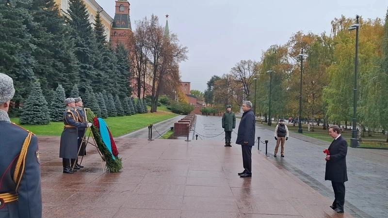 Kazakh FM arrives in Russia for first official visit