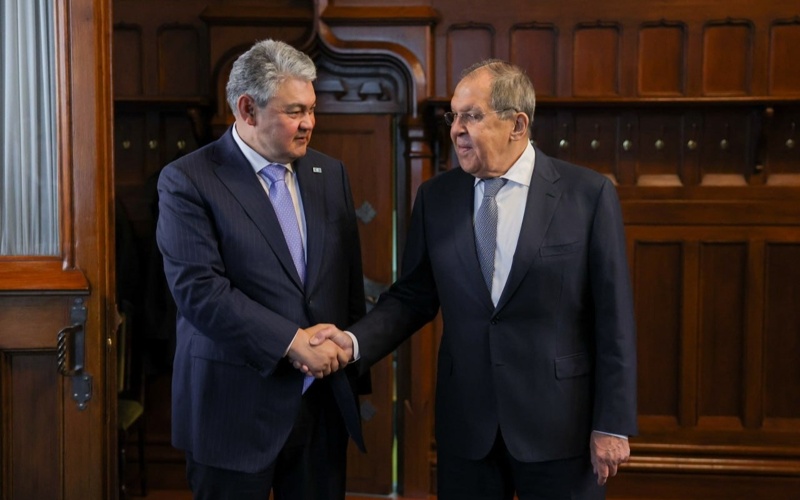 Қазақстанның Сыртқы істер министрі Ермек Көшербаев пен РФ Сыртқы істер министрі Сергей Лавров Мәскеуге сапар