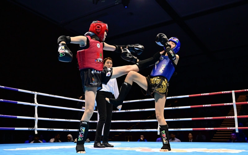 Камила Абдолда вышла в четвертьфинал юношеской Азиады в муай-тай