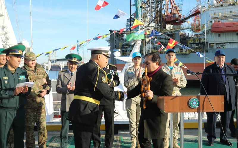 Новые объекты открылись в Мангистау ко Дню Республики корабль береговая охрана мангистау