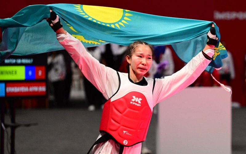 Taekvondoshy Aıym Serikbaeva jasóspirimder Azıadasynda top jardy