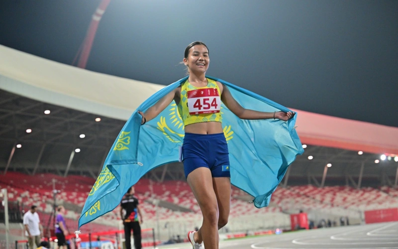 Казахстанка Аида Акылбекова завоевала «бронзу» юношеских Азиатских игр в беге