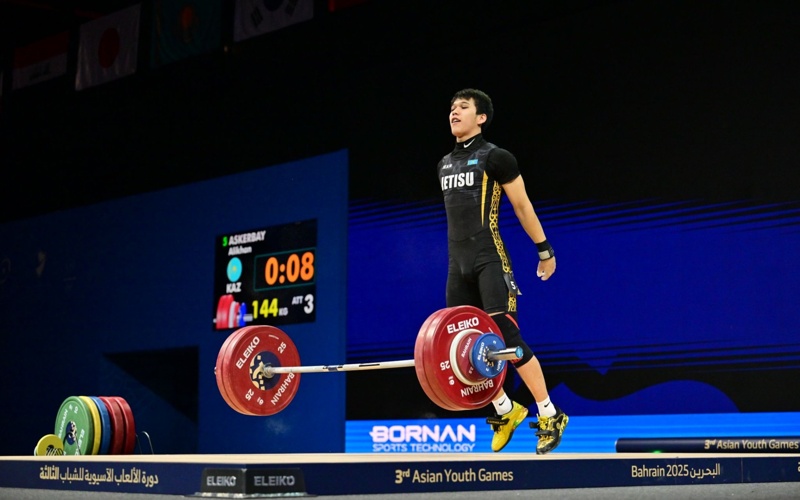 Kazakh weightlifter Alikhan Askerbay sets world record at Asian Youth Games Kazakh weightlifter Alikhan Askerbay sets world record at Asian Youth Games