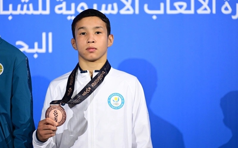Kazakh wrestler Bakdaulet Agabek Bakdaulet Agabek