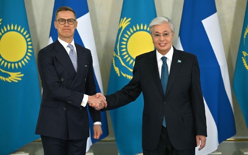 Қасым-Жомарт Тоқаев пен Александр Стубб Бірлескен мәлімдеме қабылдады Қасым-Жомарт Тоқаев пен Александр Стубб Бірлескен мәлімдеме қабылдады