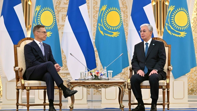   Мемлекет басшысы Финляндия Президентімен келіссөз жүргізді