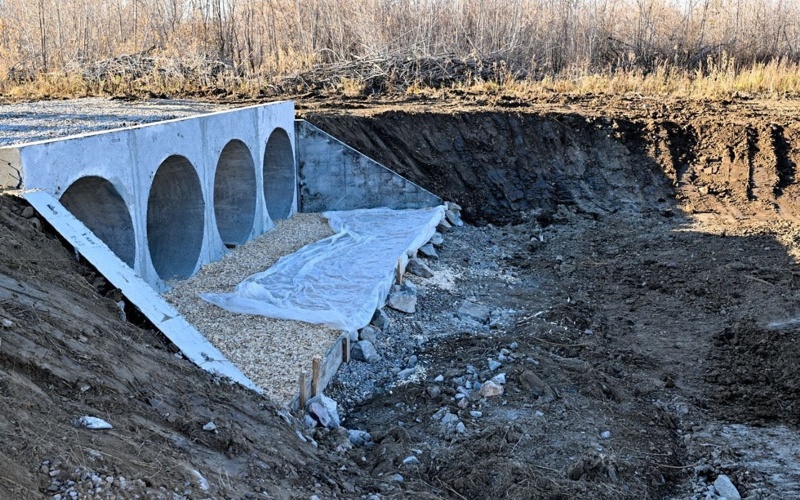 Petropavldaǵy sý burý arnasynyń qurylysy aıaqtalýǵa jaqyn