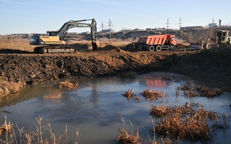 Petropavldaǵy sý burý arnasynyń qurylysy aıaqtalýǵa jaqyn