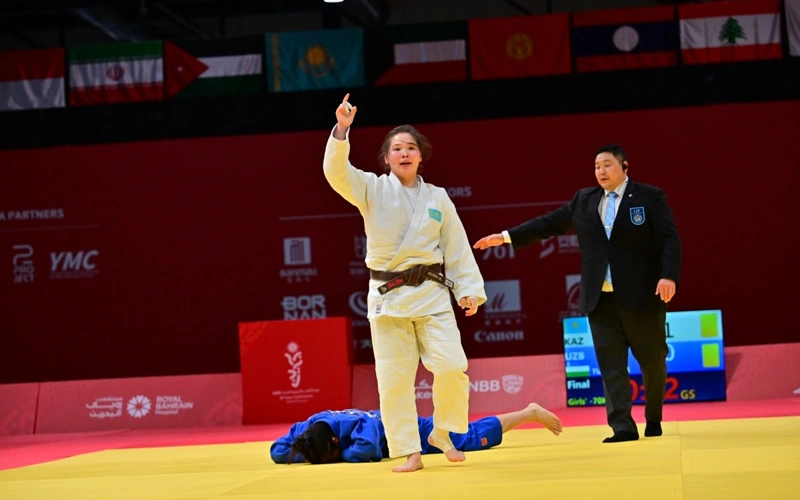 Kazakh judoka Aisha Altay secures gold in Bahrain