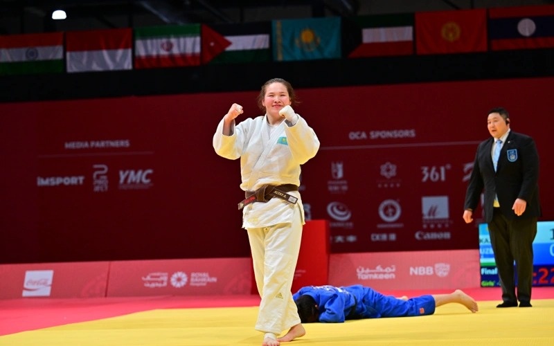 Kazakh judoka Aisha Altay secures gold in Bahrain Kazakh judoka Aisha Altay secures gold in Bahrain