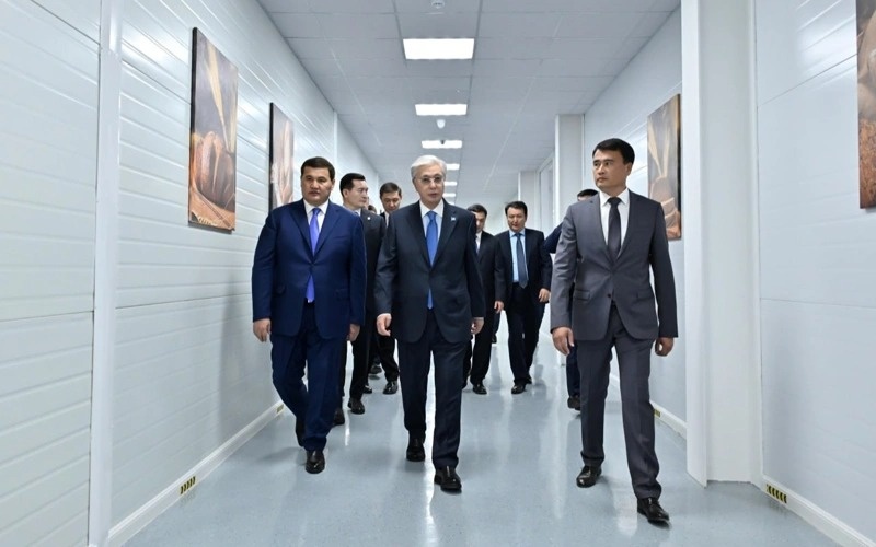 Head of State tours new thermal power plant in Kyzylorda  Head of State tours new thermal power plant in Kyzylorda