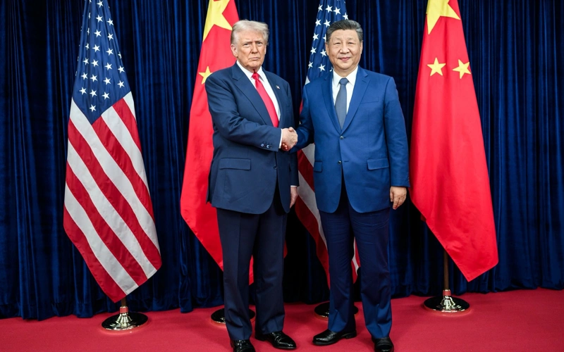Donald Trump and Xi Jinping