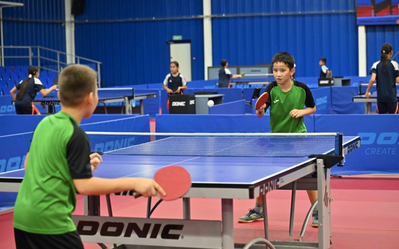 Современный Центр настольного тенниса в Кызылорде: Токаев осмотрел спортобъект р