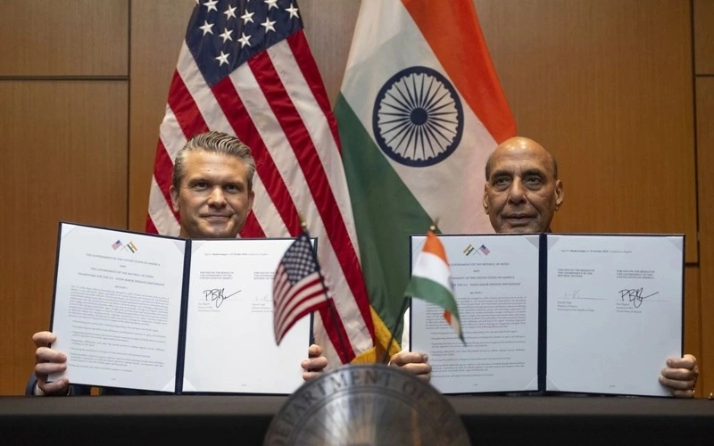 India, US sign 10-year defense pact to boost security ties
