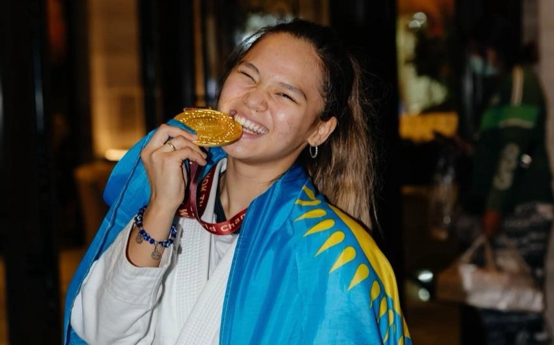 Казахстанская джитсерша завоевала золото на чемпионате мира в Таиланде