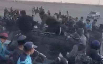 Көкпар алаңына көлікпен кіріп кеткен: Қызылорда полициясы қылмыстық іс қозғады 