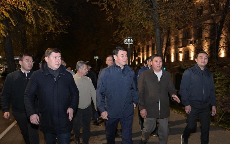 В Алматы модернизируют уличное освещение п