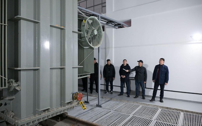 Аким Алматы проверил строительство подстанции «Тұздыбастау» Аким Алматы проверил строительство подстанции «Тұздыбастау»