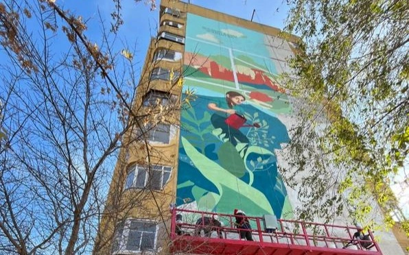 мурал Караганды